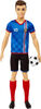 Barbie Soccer Doll, Blonde, #9 Uniform, Soccer Ball, Cleats, Socks