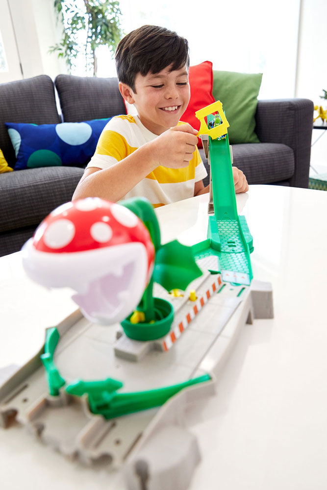 Hot wheels hw mario kart piranha set online