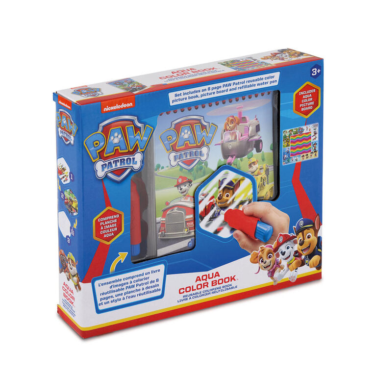 Paw Patrol Aqua Color Book - R Exclusive