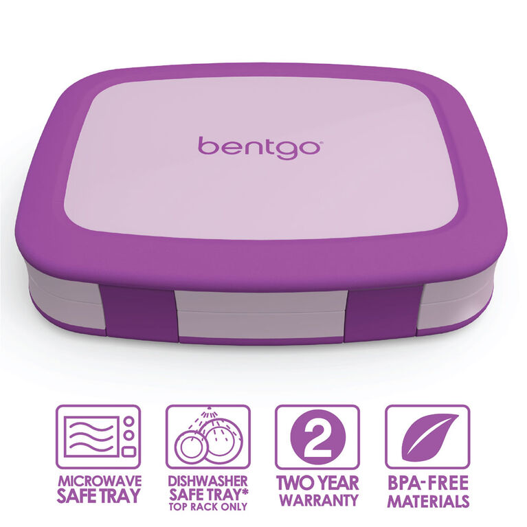 Bentgo Kids Lunch Bento Box - Purple