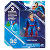 DC Comics, 4-Inch Superman Action Figure with 3 Mystery Accessories
