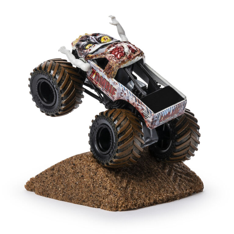 Monster Jam, Zombie Monster Dirt Starter Set, Featuring 8oz of Monster Dirt and Official 1:64 Scale Die-Cast Monster Jam Truck