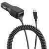 Ventev 554726 Corded Car Charger w/Extra Micro USB 3.4A Black