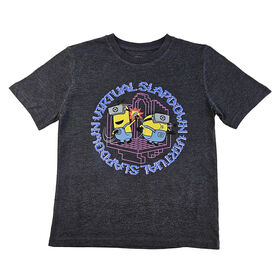 Minions Short Sleeve Tee - Charcoal Mix
