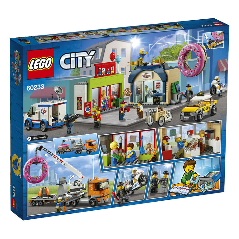 LEGO City Town L'ouverture du magasin de donuts 60233 | Toys R Us Canada