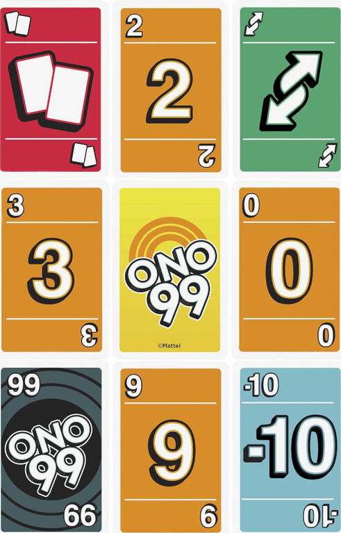 ONO 99 Jeu de cartes Âges 7+ 