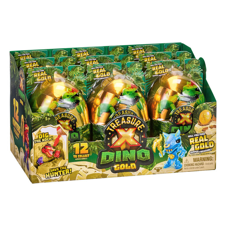 Treasure X Dino Gold Dino Egg Asst