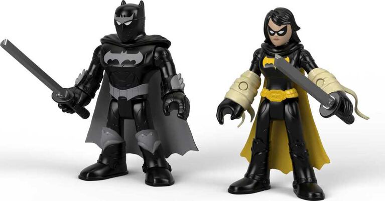 Imaginext - DC Super Friends - Black Bat et Batman Ninja - Édition anglaise