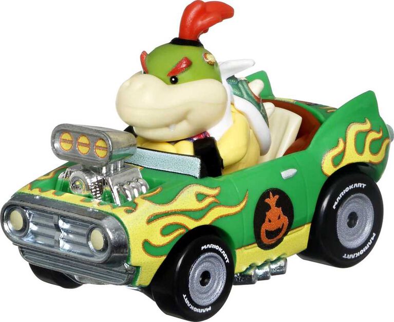Pack 4 Véhicules Hot Wheels Mario Kart - Personnages Favoris, Officiel Mattel, Pour Enfants 3 Ans Et +