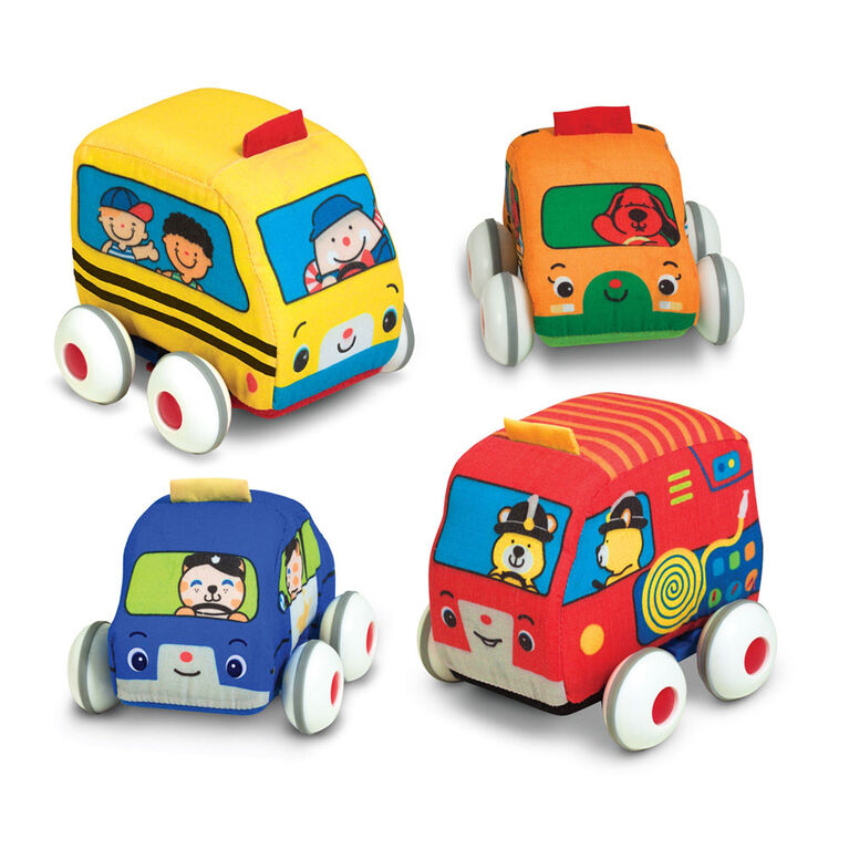 Melissa & Doug K's Kids Pull-Back Vehicle Set - styles may vary