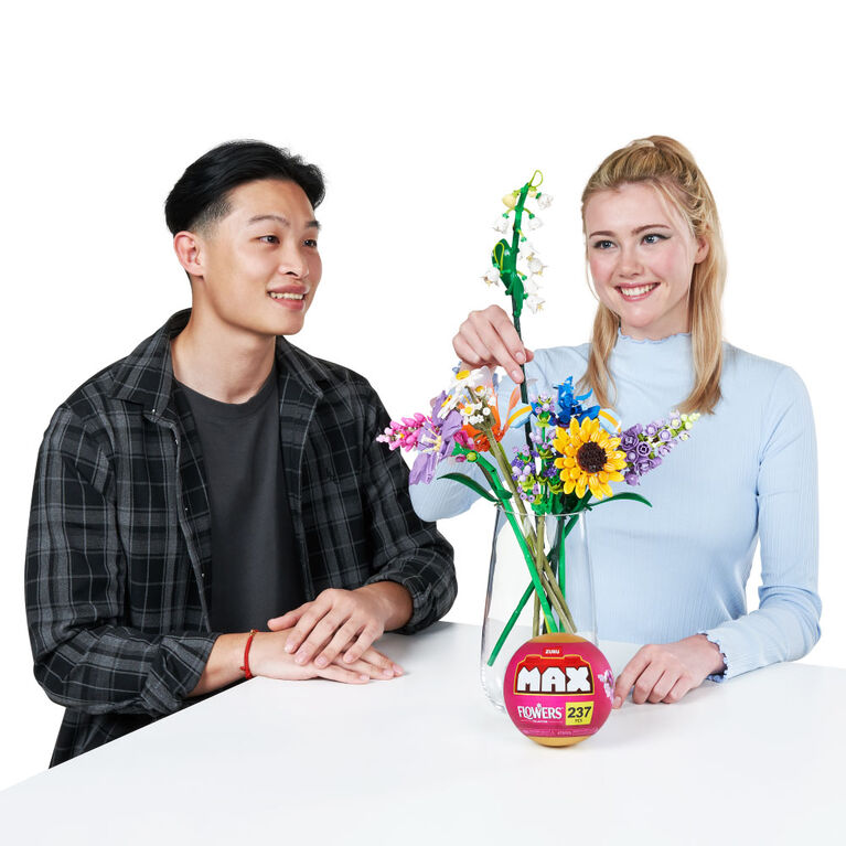 MAX Build More Premium Flowers Building Bricks Collection by ZURU