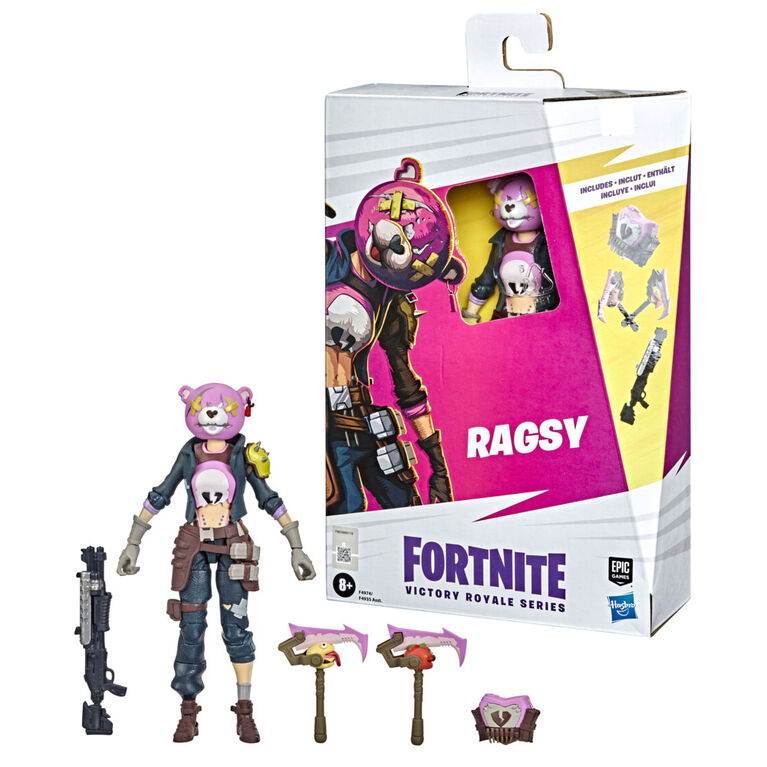 Hasbro Fortnite Victory Royale Series Ragsy Collectible Action Figure with Accessories, 6-inch