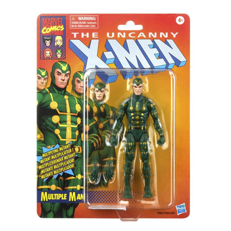 Marvel Legends Series X-Men Classic Multiple Man 6-inch Action Figure Toy, 6 Accessories