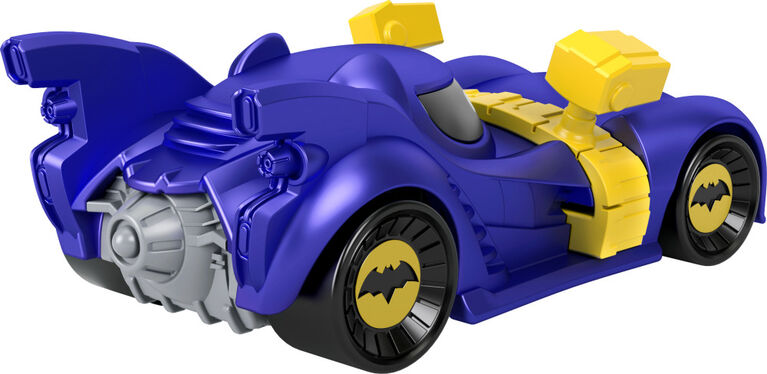 Fisher-Price DC Batwheels 1:55 Scale Bam the Batmobile Toy Car with Utility Belt, Preschool Toy