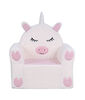 Little Loungers Fauteuil pour enfants en peluche - Licorne