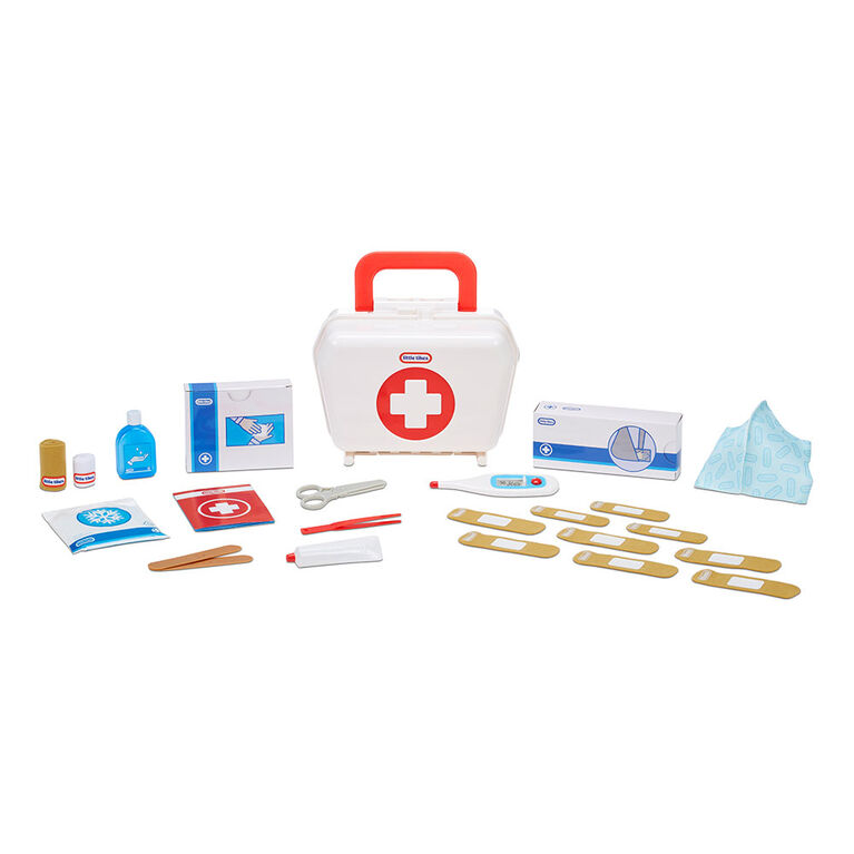 Trousse de premiers soins Little Tikes, jouet réaliste de docteur pour enfants, comprend 25 accessoires