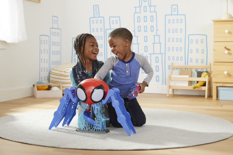 Marvel Spidey and His Amazing Friends Web-Quarters Playset With Lights and Sounds - English Edition