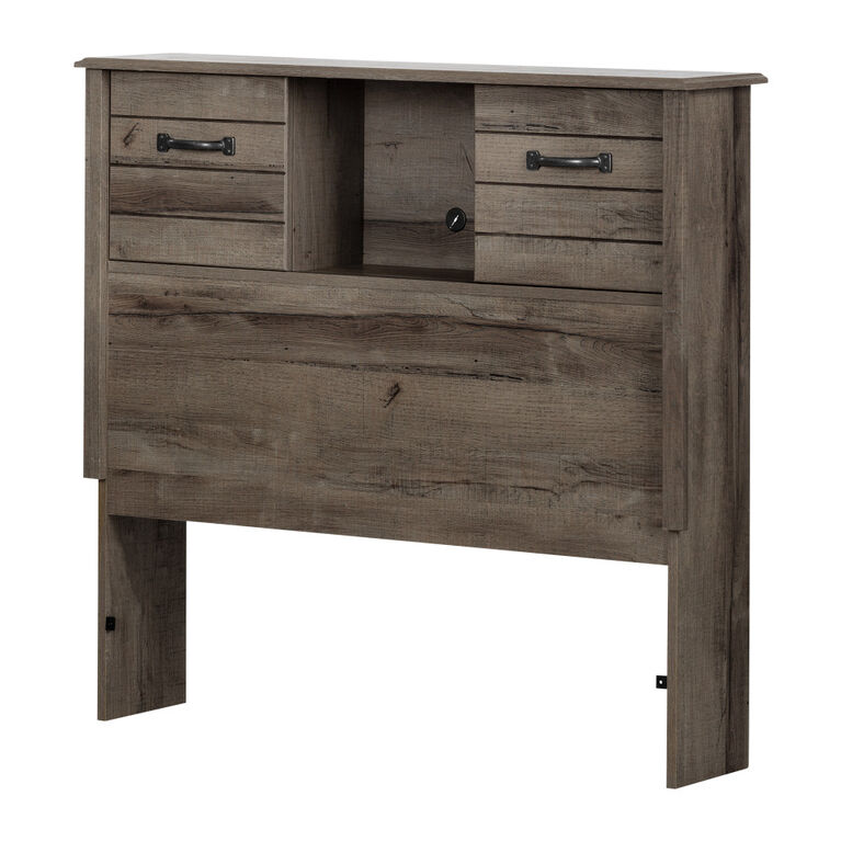 Asten Twin Bookcase Headboard Fall Oak