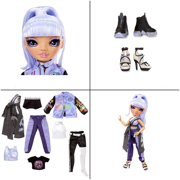 Rainbow Vision Rainbow High Royal Three K-pop - Tessa Park (Periwinkle Blue) Fashion Doll