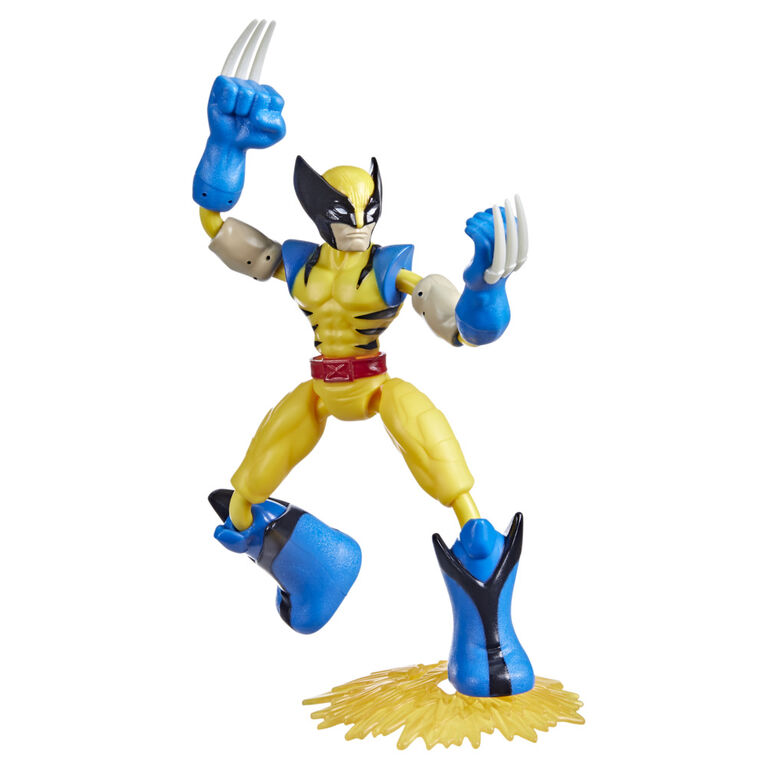 Marvel Avengers Bend and Flex Missions Wolverine Fire Mission Action Figure