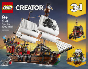 LEGO Creator Le bateau pirate 31109 (1264 pièces)
