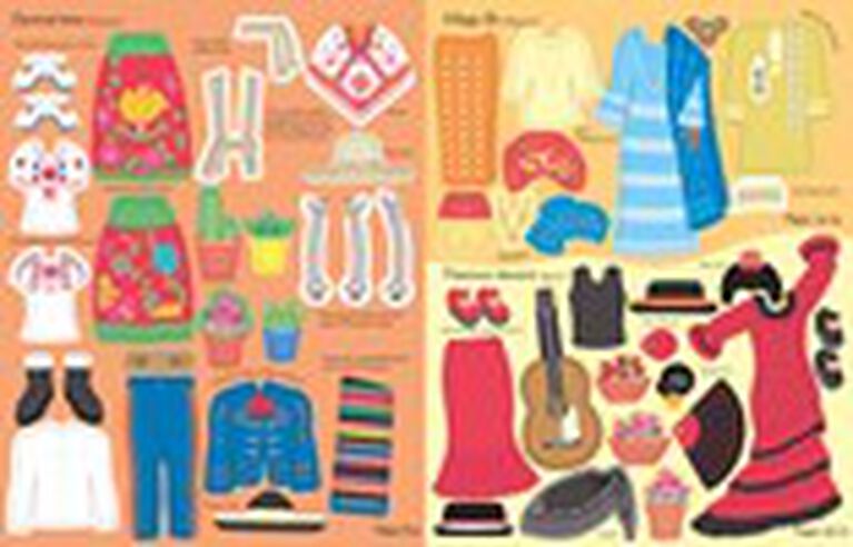 Sticker Dolly Dressing Around the World - Édition anglaise