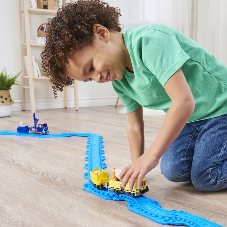 Mighty Express, Build-It Brock Push and Go Toy Train with Cargo Car