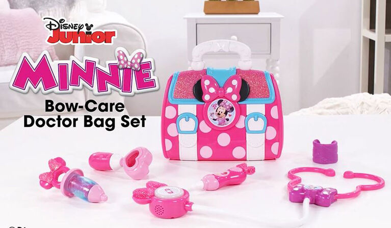 Disney Junior S Minnie Bow Care Doctor Bag Set Toys R Us Canada