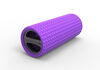 Rouleau en mousse pour exercice Sharper Image avec haut-parleur Bluetooth intégré - Violet