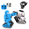 Sharper Image Mecha Rivals RC Ejecting Battle Robots Blue and White