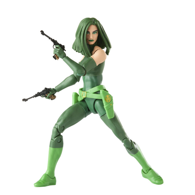Marvel Legends Series 6-inch Madame Hydra Comics Action Figure 6-inch Collectible Toy, 4 Accessories, 1 Build-A-Figure Part.