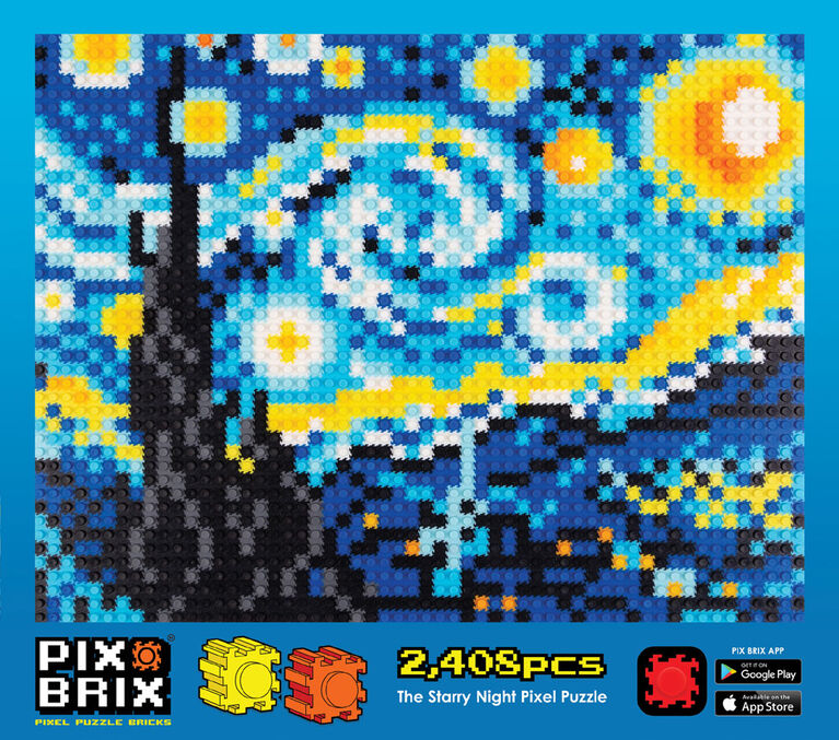 Pix Brix Starry Night Puzzle