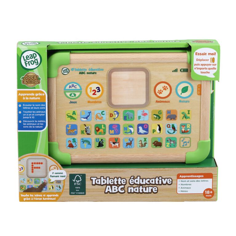 LeapFrog Tablette éducative ABC nature - Édition française