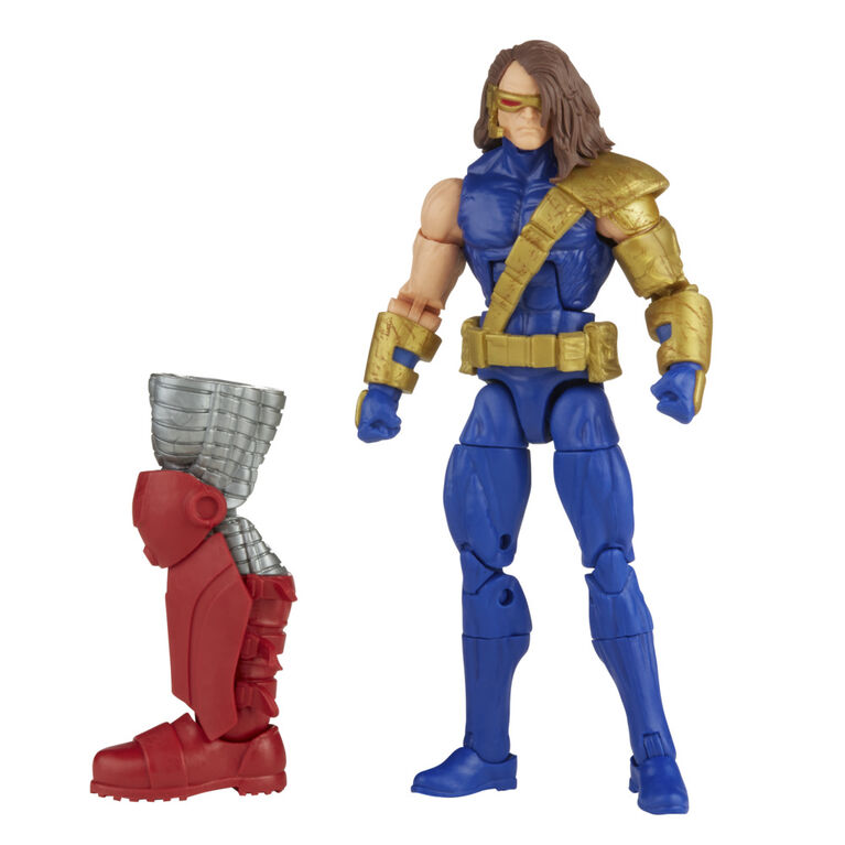 Marvel Legends Series 6-inch Scale Action Figure Toy Marvel's Cyclops and 1 Build-A-Figure Part