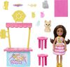 Barbie Chelsea Lemonade Stand Playset with Brunette Small Doll, Puppy, Stand and Accessories Barbie Chelsea Doll and Accessories