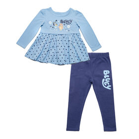 Bluey - 2 Piece Combo Set - Blue and Navy - Size 4T - Toys R Us Exclusive