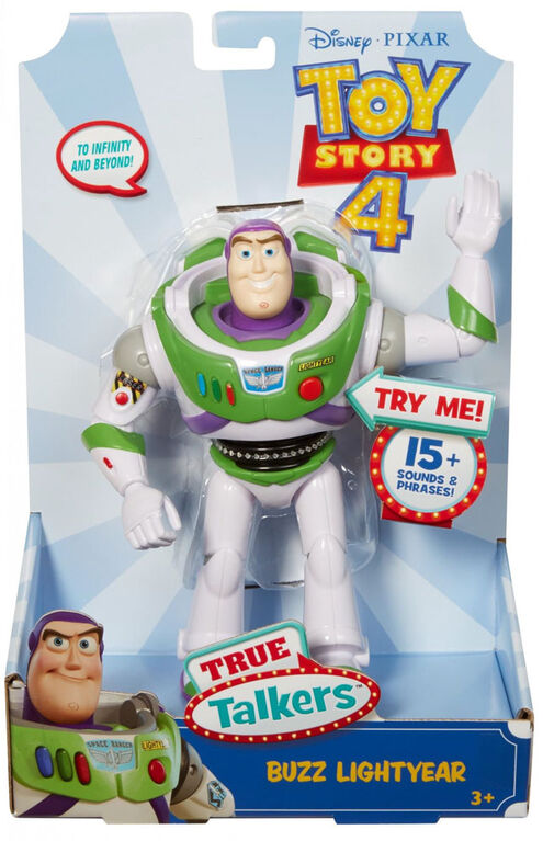 Disney/Pixar - Histoire de jouets - True Talkers - Figurine Buzz Lightyear - Édition anglaise