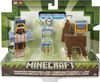 Minecraft Toys, 2-Pack of Action Figures, Gifts for Kids