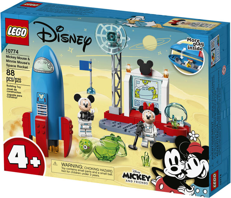 LEGO Mickey and Friends La fusée spatiale de Mickey Mouse et Minnie Mouse 10774 (88 pièces)