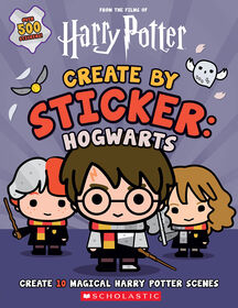 Harry Potter: Create by Sticker: Hogwarts - Édition anglaise