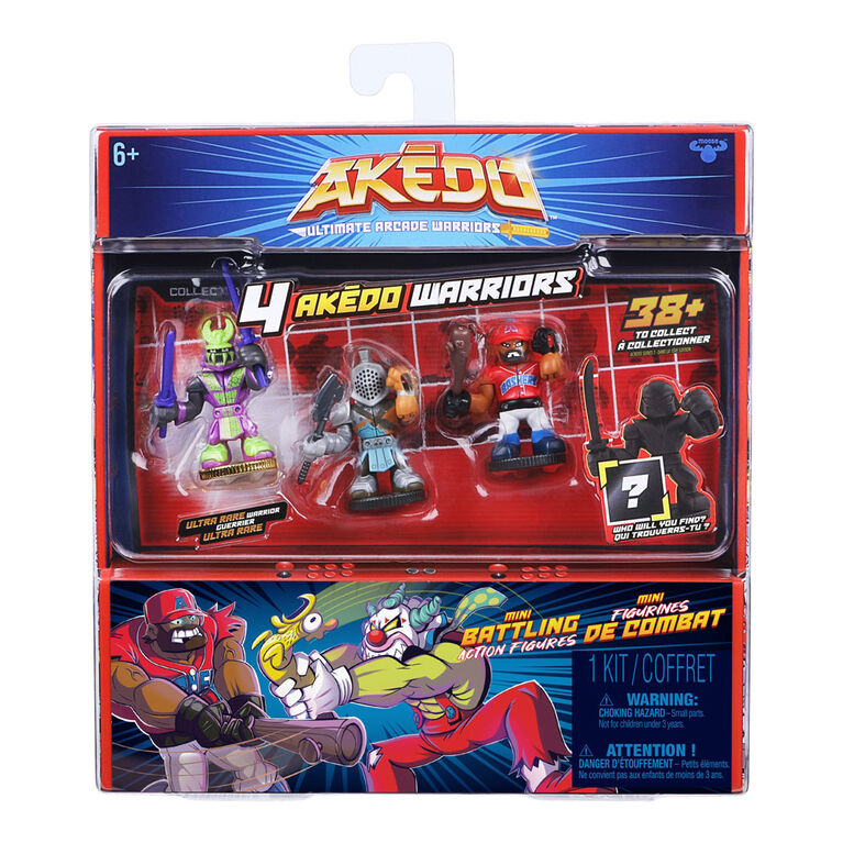 Akedo Ultimate Arcade Warriors Warrior Collector Pack