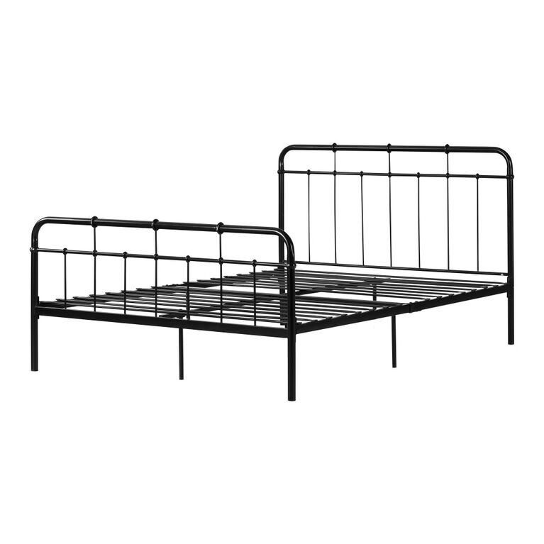 Hankel Full Metal Platform Bed Black