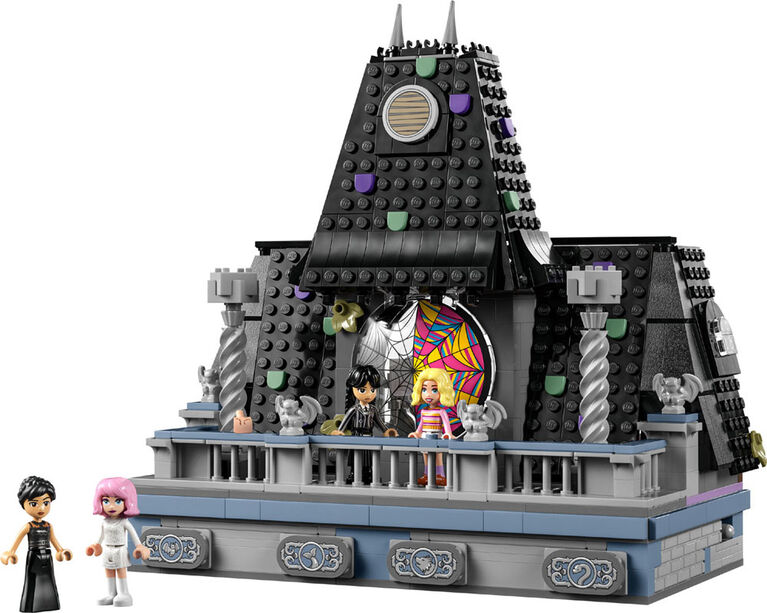 LEGO Mercredi : Le dortoir de Mercredi et Enid, Cadeau de l'Académie Nevermore, 4 minipoupées 76781