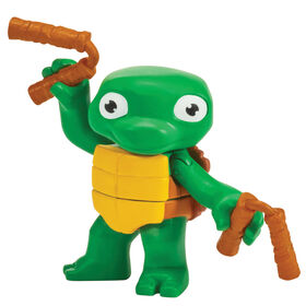 Teenage Mutant Ninja Turtles: Mutant Mayhem - Figurine de base Raphael et Michelangelo pour tout-petits (2 packs)