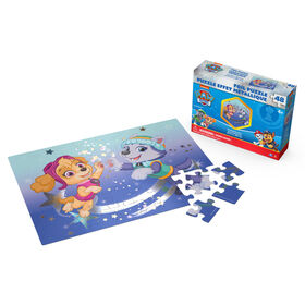 PAW Patrol, Puzzle avec effet m&eacute;tallique de 48 pi&egrave;ces