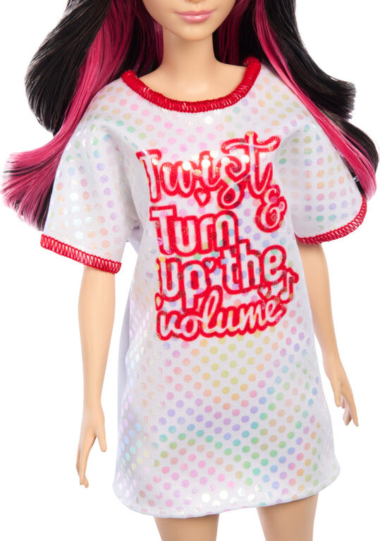 Barbie Fashionistas 65 eanniversaire Poupée 214, Robe Twist 'n Turn