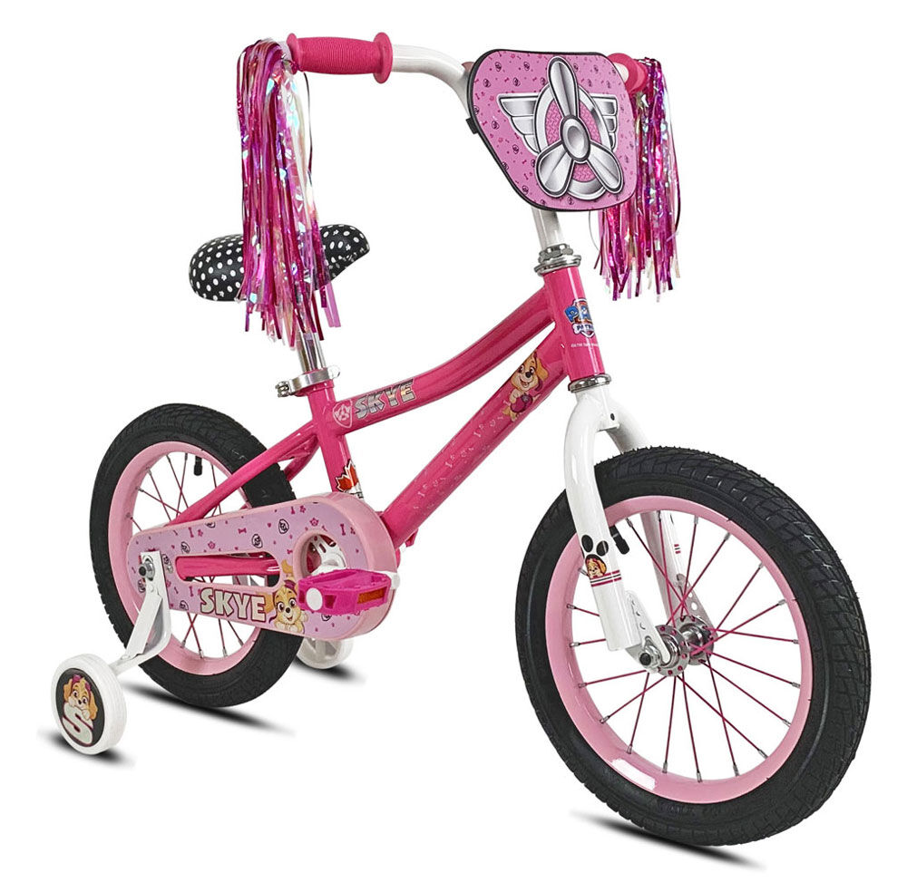 Skye paw patrol bike 14 inch sale