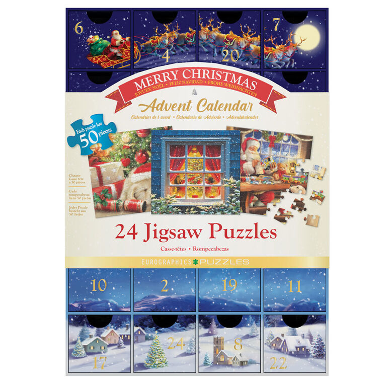 Calendrier de l'Avent : Puzzles 1260 pièces