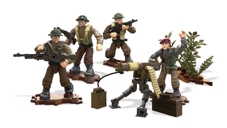 Mega Construx Call Of Duty Legends Allied Soldiers Set