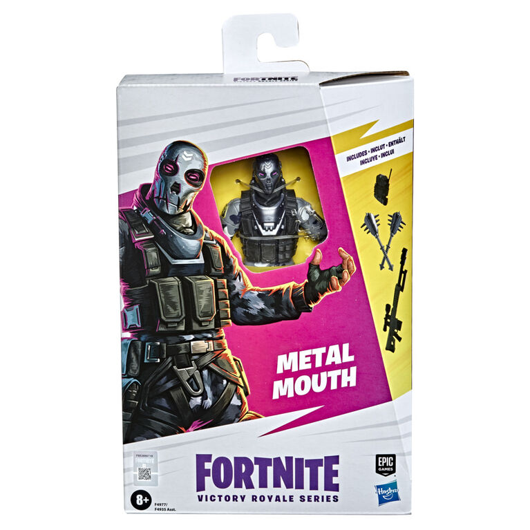Hasbro Fortnite Victory Royale Series Metal Mouth Collectible Action Figure with Accessories, 6-inch